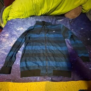 Men’s Vans Blue Striped jacket - size XL🔥🔥